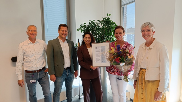 Uitreiking certificaat