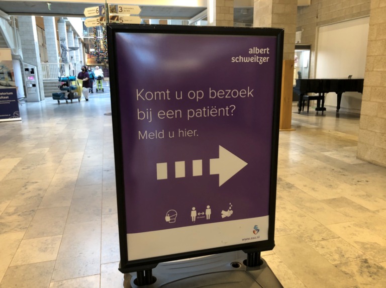 Poster bezoekerscontrole